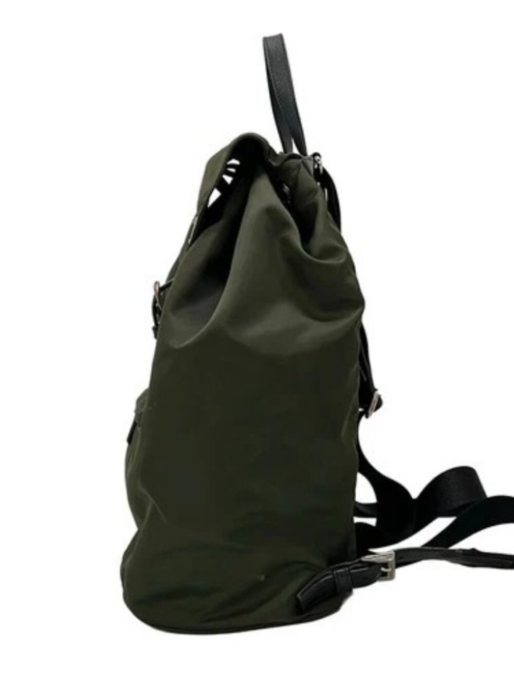 PRADA Khaki Nylon Backpack - Picture 2 of 9